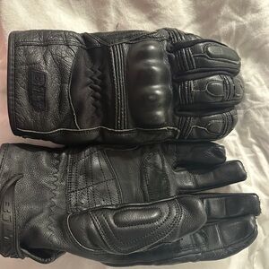 BILT Black Leather Men's Gloves large